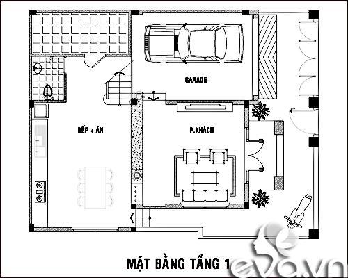 120m2 nhà phố Sài Gòn xây đáng tiền - 1
