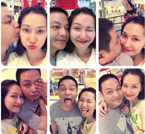 Kim Hiền hạnh phúc hôn chồng sắp cưới - 6