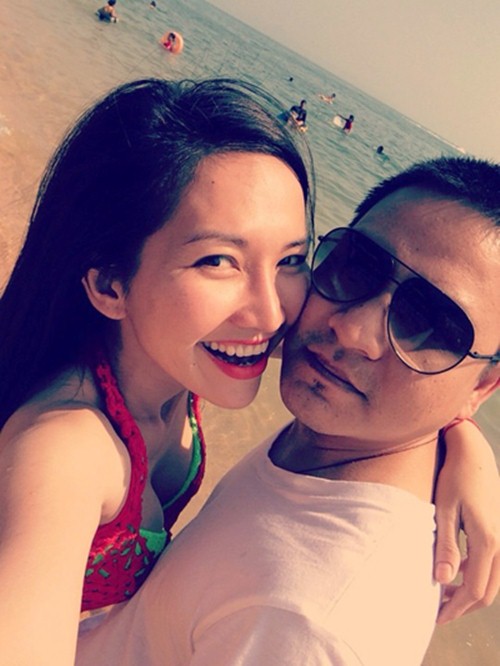 Kim Hiền hạnh phúc hôn chồng sắp cưới - 10