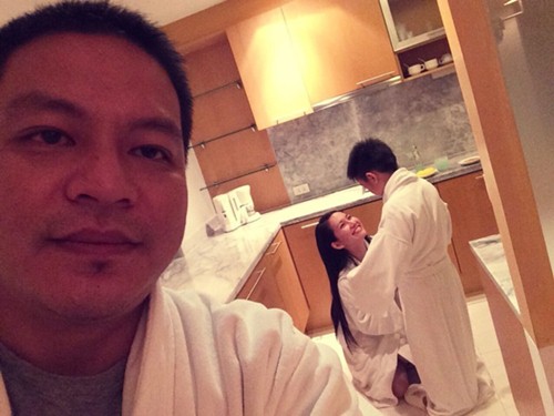 Kim Hiền hạnh phúc hôn chồng sắp cưới - 15