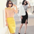 Thời trang - Phối váy bút chì đẹp trong ngày đông có nắng