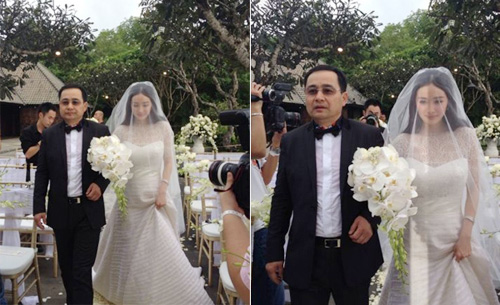 Dương Mịch khóa môi Khải Uy trong lễ cưới - 7