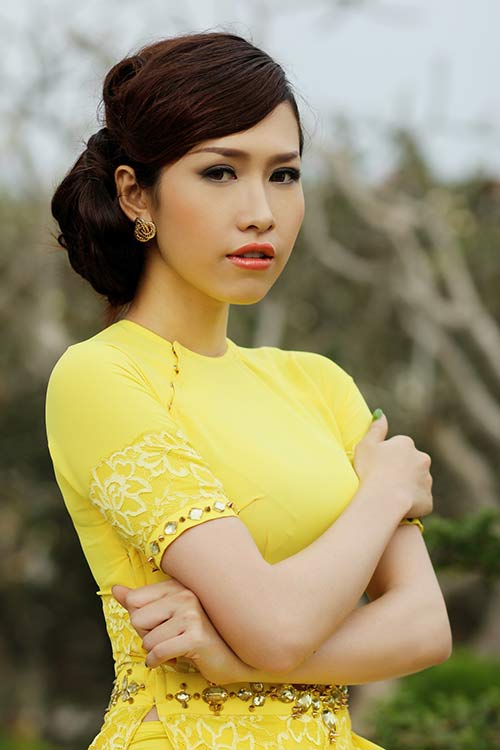 Phan Thu Quyên ấn tượng với gam vàng chanh - 4