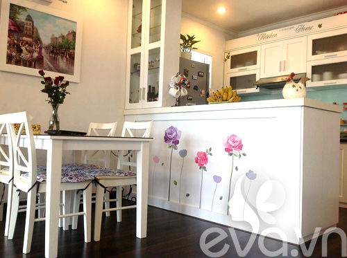 Khoe nhà: 80m2 màu tím #039;đốn tim#039; khách - 11