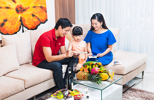 Gia đình Bình Minh rộn ràng đón Tết - 1