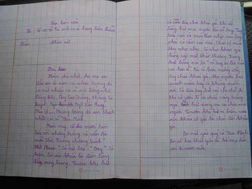 Thú vị bài tập làm văn tả Thu Minh - 2