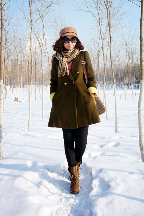 Hotgirl Trung Quốc phối đồ quot;cao tayquot; - 4