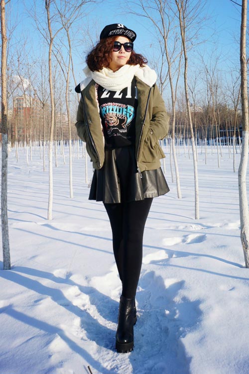 Hotgirl Trung Quốc phối đồ quot;cao tayquot; - 9