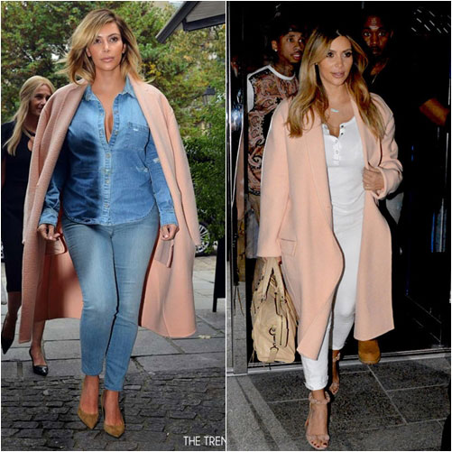 Mốt áo khoác nhàm chán của Kim Kardashian - 8