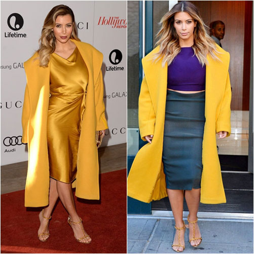 Mốt áo khoác nhàm chán của Kim Kardashian - 9