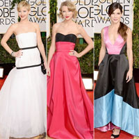 Tài tử giai nhân đọ sắc thảm đỏ Quả Cầu Vàng