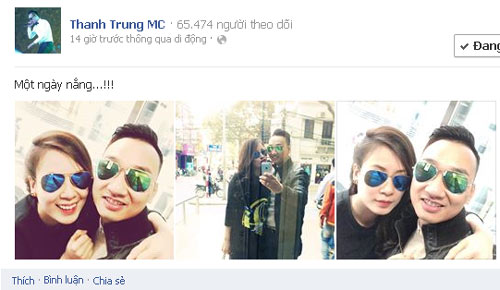 MC Thành Trung quấn quýt bên người yêu - 1