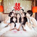 Làng sao - Toàn ảnh đám cưới Tiểu hoa đán Đồng Lệ Á