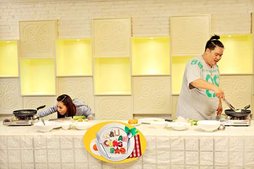 Hoàng Mập và Hiền Trang thi tài nấu ăn - 6
