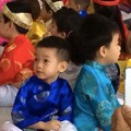 Làng sao - Subeo mặc áo dài truyền thống đón xuân