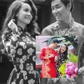 Làng sao - Yến Trang đi chùa cầu may cùng Nguyên Khang