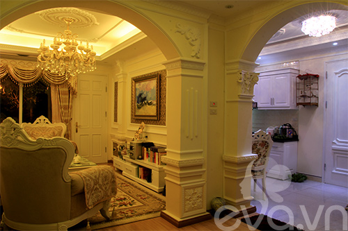 Nhà tập thể 100m2 lộng lẫy kiểu đế vương - 1