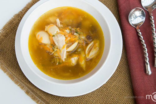 Súp gà pasta ngon lạ miệng - 5
