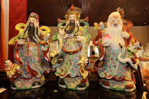 Trưng bày tượng Tam Đa thuận phong thủy - 3