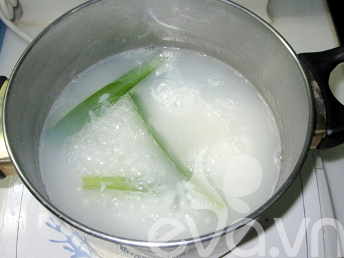 Ăn sáng với cháo lá dứa nhé! - 2