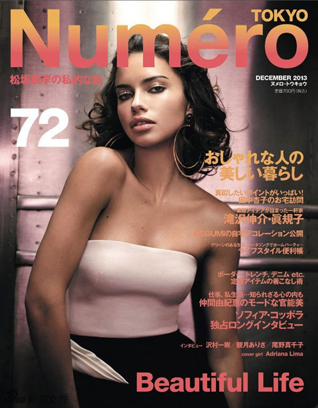 Người đẹp trên trang bìa tạp chí.
