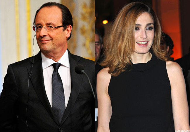 Dù tổng thống Pháp phủ nhận tin đồn ngoại tình với nữ diễn viên Julie, nhưng giới truyền thông vẫn bắt gặp họ nhiều lần tay trong tay.
