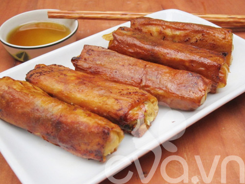 Rằm làm nem phù trúc chay vàng giòn - 9