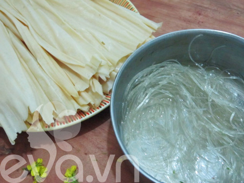 Rằm làm nem phù trúc chay vàng giòn - 4