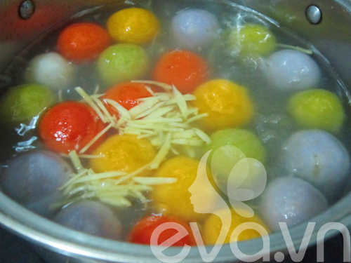 Chè trôi nước ngũ sắc cho ngày Rằm - 9