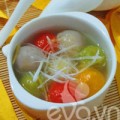 Bếp Eva - Chè trôi nước ngũ sắc cho ngày Rằm