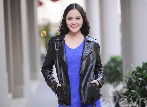 Xuống phố ngày lạnh, HH Việt chuộng áo da - 7