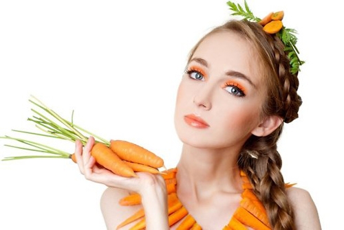 Da sáng, sạch mụn bằng mặt nạ cà rốt - 1
