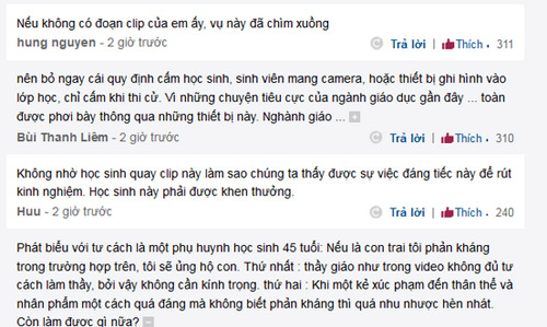 Kỷ luật học sinh quay clip: Dân mạng phản pháo - 2