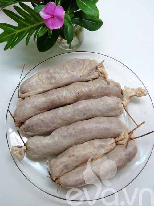 Tự tay làm dồi chiên đãi cả nhà - 6