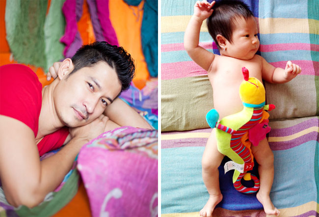 Trên facebook cá nhân của Huy Khánh và Mạc Anh Thư tràn ngập hình ảnh con gái 2 tuổi. 
