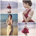 Làng sao - "Siêu vòng 3" Lan Hương đẹp tựa chim công