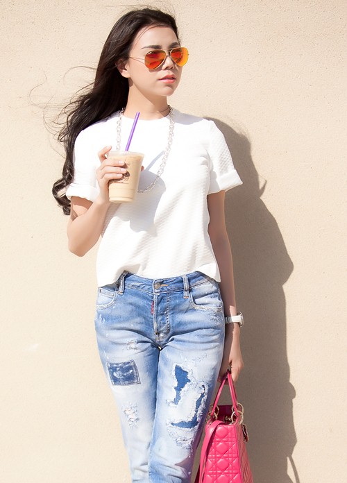 Xuống phố ngọt lịm như Trà Ngọc Hằng - 7
