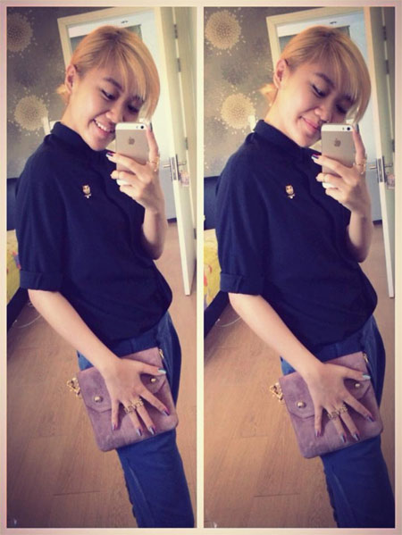 Jennifer Phạm rạng rỡ giữa vườn hoa - 5