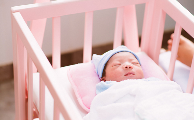 Thước ảnh tuyệt đẹp được chụp tại bệnh viện ngay sau khi bé Hy vừa chào đời.
