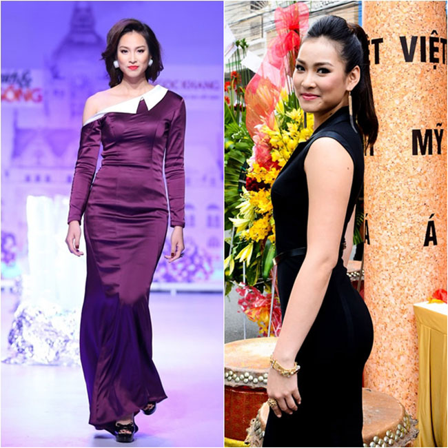 Thân hình Siêu mẫu Việt Nam 2012, Vương Thu Phương khá cồng kềnh và đồ sộ.
