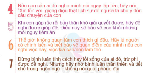 24 quy tắc trẻ PHẢI BIẾT trước 9 tuổi - 2