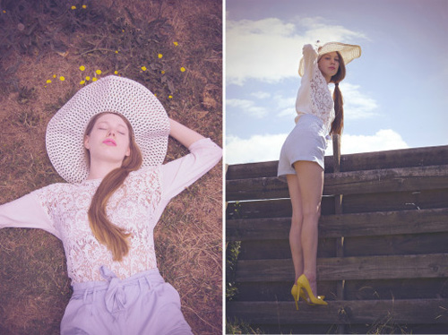 Học sao nữ diện ren trắng tinh khôi - 11