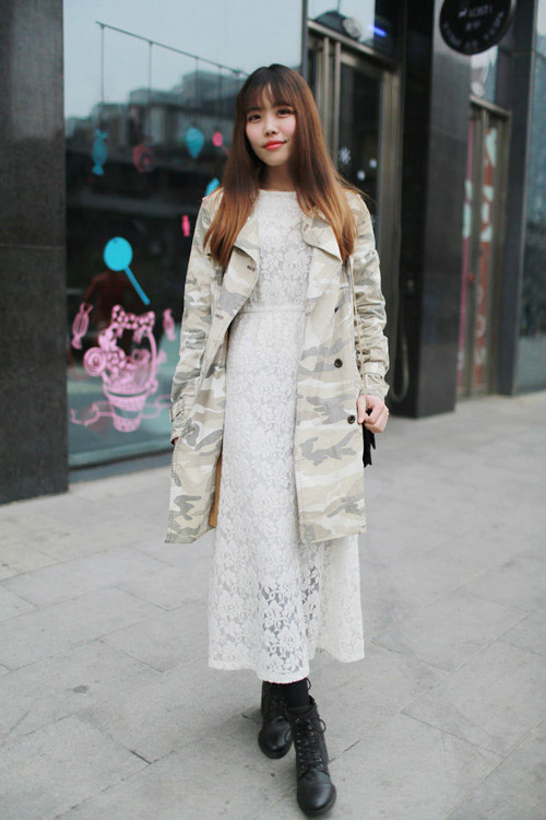 Học sao nữ diện ren trắng tinh khôi - 7