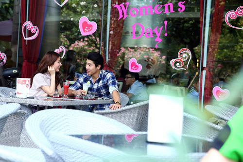 Diễm My hẹn hò Trương Nam Thành ngày Phụ nữ - 1