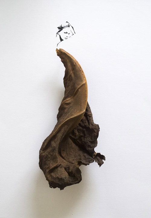 Khi phụ nữ điệu với... thời trang lá - 2