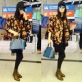 Thời trang - Phạm Băng Băng cá tính tại sân bay