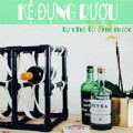 Nhà đẹp - Lắp ống nước thành kệ rượu sành điệu