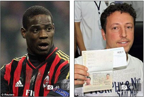 Hành khách dùng hộ chiếu giả giống Mario Balotelli - 1