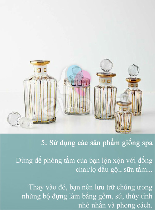 Thổi hồn spa vào phòng tắm tại gia - 5