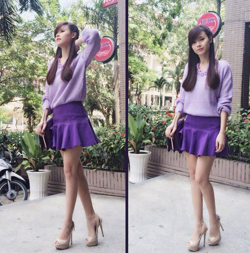 Sao Việt rộ quot;cơn sốtquot; váy loe - 2